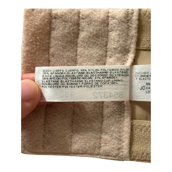 Wacoal 854372 Staying Power wire free strapless bra tan size 36DD 36E - Picture 4 of 6